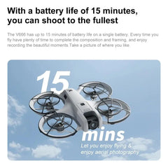 New V666  Camara Drone 8K Professional WIFI 5G Dron Obstacle Avoidance Brushless Altitude Headless Mode RC Quadcopter Kids Toys