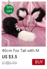 Role-playing Sex Games, Men and Women Sex Toys,1pcs,BDSM Three Size Dog Tail Anal Plug, Animal Tail Butt Plug