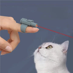 Portable Mini Laser Cat Toy - Finger Sleeve Design for Interactive Play and Endless Fun Infrared Cat Teasing Pen Pet Toy Pet Shop