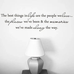Inspirational Quote Wall Decal – Living Room & Bedroom Love Decor