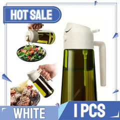 2in1 Kitchen Spray Oil Dispenser Oil Sprayer Polisher Or Only Brush Spray for Air Fryer Salad Grilling Roasting Cooking Kitchen