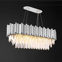 Luxury Crystal LED Ceiling Lamp Modern Gold Silver Living Room Chandelier Home Decoration Dining Room Pendant Lights