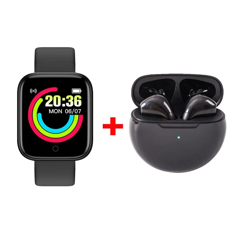 D20 Smart Watch Sport Fitness Tracker Pedometer Smartwatch for Men Women Digital Wristwatch Y68 Pro6 Gift