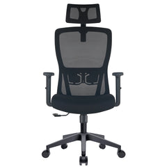 Durrafy Ergonomic Office Chair with Adjustable Headrest, Lumbar Support, Mesh Backrest, Computer Desk Chair for Office Furniture