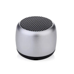 Mini Bluetooth-compatible  Speaker Portable Intelligent One Drag Two Small Steel Cannon Metal Wireless Bluetooth Sound Subwoofer