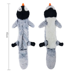 Funny Simulated Animal No Stuffing Dog Toy with Squeakers Durable Stuffingless Plush Squeaky Dog Chew Toy Crinkle Pet Squeak Toy Pet Shop