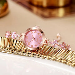 Women’s Luxury Rhinestone Bracelet Quartz Watch Gift