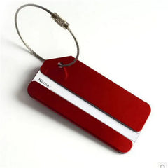 Airplane shape Travel Accessories Creative Luggage Tag Baggage Name Tags Aluminium Alloy Luggage Tags Boarding Label Tag