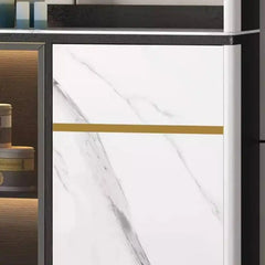 Nordic Glass Kitchen Cabinet Classic Display Decoration Luxury Kitchen Cabinet Storage Modern Szafka Kuchenna Furniture Home Kitchen & Dining Furniture
