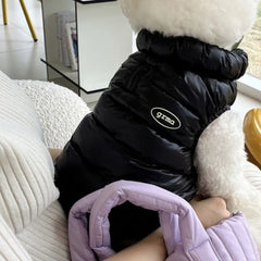 Fashion Solid Dog Clothes Soft Warm Dog Jacket Winter Puppy Vest Coat Waterproof Cat Down Jacket Pet Costumes Pet Shop Pet Clothing