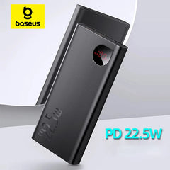 Baseus PD 22.5W Power Bank 10000mAh Portable Fast Charging Powerbank Type C USB-C PD Qucik Charge External Battery Charger