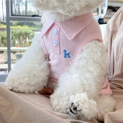 New Pet Dog Polo Shirt Dog Cool Clothes Soft Breathable Yorkie Chihuahua Puppy Clothes Dog Vest for Small Medium Dogs Costumes Pet Shop Pet Clothing