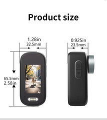 4K pixel cat and dog pet camera, mini thumb camera, outdoor bicycle camera, motorcycle wide-angle camera, portable helmet camera