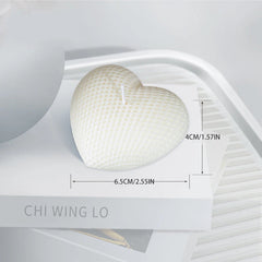 Heart-shaped candle romantic Valentine's Day tea wax proposal pendulum small candle prop art scented candle
