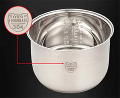 304 stainless steel rice cooker inner container Non stick Cooking Pot Replacement Accessories kitchen food Rice Cooker liner Kitchen Tools, Cooking Utensils