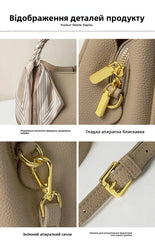 Hong Kong Luxury Genuine Leather Crossbody Bag for Women