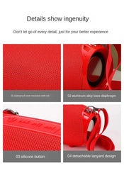 Subwoofer Caixa De Som Bluetooth Speaker Portable Sound Box Music Wireless Woofer Bass Computer PC TV Radio FM 10W Powerful Big
