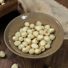 10pcs 1:1Realistic Dried White Lotus Seeds Fake Natural Dry Fruit Decor for DIY Crafts Home Display Photography Props Zen Decor