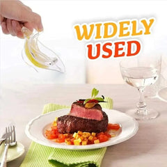 New Acrylic Manual Lemon Squeezer Transparent Kitchen Tools Mini Juicer Handheld Portable Wedge Squeezer Anti-Corrosion
