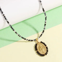Delicate Crystal Cross Pendant Women Girls Necklace Elegant Party Wedding Jewelry Catholic Amulet Gift