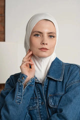 Milk Silk Modal Instant Muslim Hijab Inner Cap With zipper Underscarf Hijab Women Islam Turban Headband Ramadan Headscarf Cap