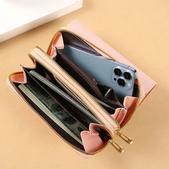 Women’s Mid-Size Convertible Wallet Bag – Shoulder Clutch with Coin Purse, Multi-Functional