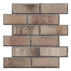3D Wall Sticker Self-adhesive Faux Brick Wall Panel Peel and Stick Tile Backsplash for Kitchen Bedroom Waterproof Tile Sticker Home Decor