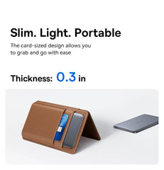 Baseus 5000mAh Magnetic Power Bank 15W Wireless 20W Wired Charging Thin Card-Sized Slim Portable Powerbank for iPhone 17 Samsung