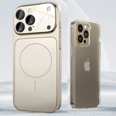 Luxury Original For Magsafe Matte Armor Case For iPhone 17 Air 16 15 14 13 Pro Max Funda Wireless Charging Hard Magnetic Cover