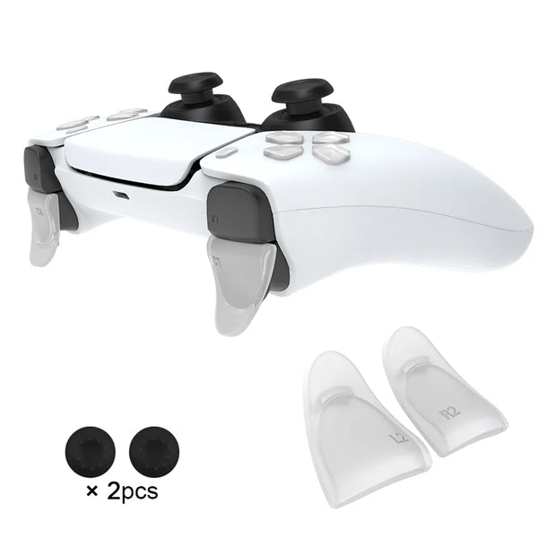 Data Frog Extended Triggers Button For PS5 L2/R2 Trigger Extender D-pad Key Cap For PS5 Gamepad Accessories