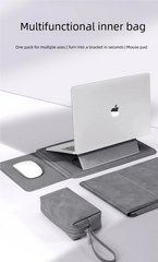 Laptop Sleeve Case 13 14 15 15.6 16Inch For Huawei HP DELL Bag For Macbook Air Pro 13 13.6 M4 Notebook Case with Stand Men Women