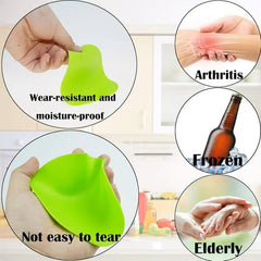1/3pcs Rubber Can Opener Pad Reusable Bottle Opening Booster Anti-slip Easy-to-Use Gripper for Elderly Children Kitchen Gadgets