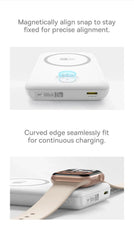Baseus 27W Magnetic Power Bank 10000mAh 15W Wireless Charging External Battery For iPhone iWatch AirPods Samsung Xiaomi Poco