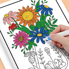 32 Pages Color By Number Mandala Coloring Book for Adults Relaxation Stress Relief Mindfulness Anti-Anxiety Therapy Gift