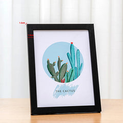 Wooden Photo Frame – Wall Hanging & Stand Display (10x15–A4) Home Decor
