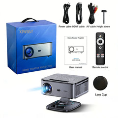 XIWBSY 45000Lumens Google TV Projector Portable Projector 4K Android 14.0 Daylight Projector 8K Video Home Theater  Projector