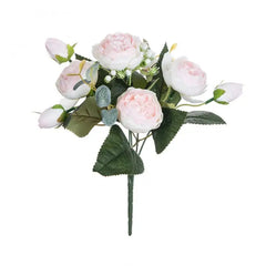 30CM Artificial Flowers Silk Peony Bouquet Festival Vases for Decoration Craft Home Garden Living Room Wedding Accessories props Home Decor, Plants & flowers