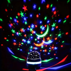 AITHEA Rotate  Multicolor USB Projector Light Night Light for Home Bedroom Party Decor Disco Light Kids Decoration Christmas