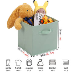 Foldable Fabric Storage Cubes for Clothes and Toys – additional product image
