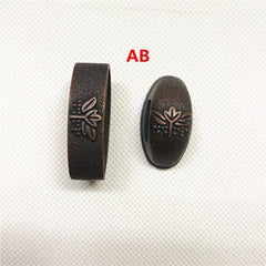 New Sword Handle Tsuka Alloy Fuchi Kashira For Japanese Samurai Katana Wakizashi Sword Fittings