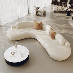 Modern Luxury Living Room Corner Sofa White Minimalist Comfortable Large Size Living Room Sofas Designer Muebles Terrace Living Room Furniture