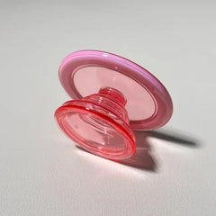 For Magsafe Magnetic Phone Grip Tok Griptok Stand For iPhone Funny Foldable Wireless Charging Holder Pink round