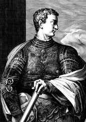 Roman Emperor Poster Historical Wood Engraving Prints Augustus Caligula Caesar Canvas Painting Wall Art Pictures Home Room Decor