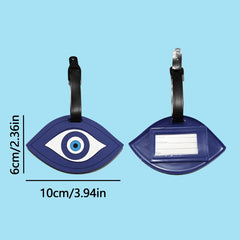 Fatima creative hand eye pattern luggage tag, airport check-in luggage tag, travel accessory to avoid loss.-zmt