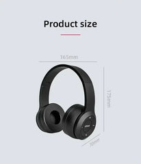 Multifunctional Portable Foldable Headmounted Wireless Bluetooth 5.0 Headset For Bluetooth connection TF Card Wired Connection