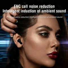 BOSECXT V11 TWS Wireless Earphones Touch Screen Digital Display Bluetooth Headset In Ear ANC Noise Reduction Headphone With Mic