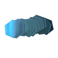 Hexagon Acrylic 3D Mirror Wall Stickers – DIY Decor Set