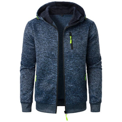 Men's Sports Fitness Casual Sweatshirt Cardigan Hooded Jackets Cardigan Hooded Sweatshirts Baseball Jacket