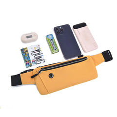 Running Waist Bag Sports Belt Pouch Mobile Phone Bag Men Women Waist Pack Lightweight Gym Sports Bag Waist Pack Adjustable Strap