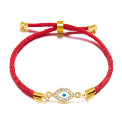 Turkish Evil Eye Bracelets For Women Men Handmade Braided Black Red Rope Lucky Bracelet Fashion Couple Friendship Jewelry Gifts